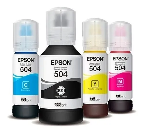 botellas_epson_504 TINTA ORIGINAL EPSON 504 - Imagen 1